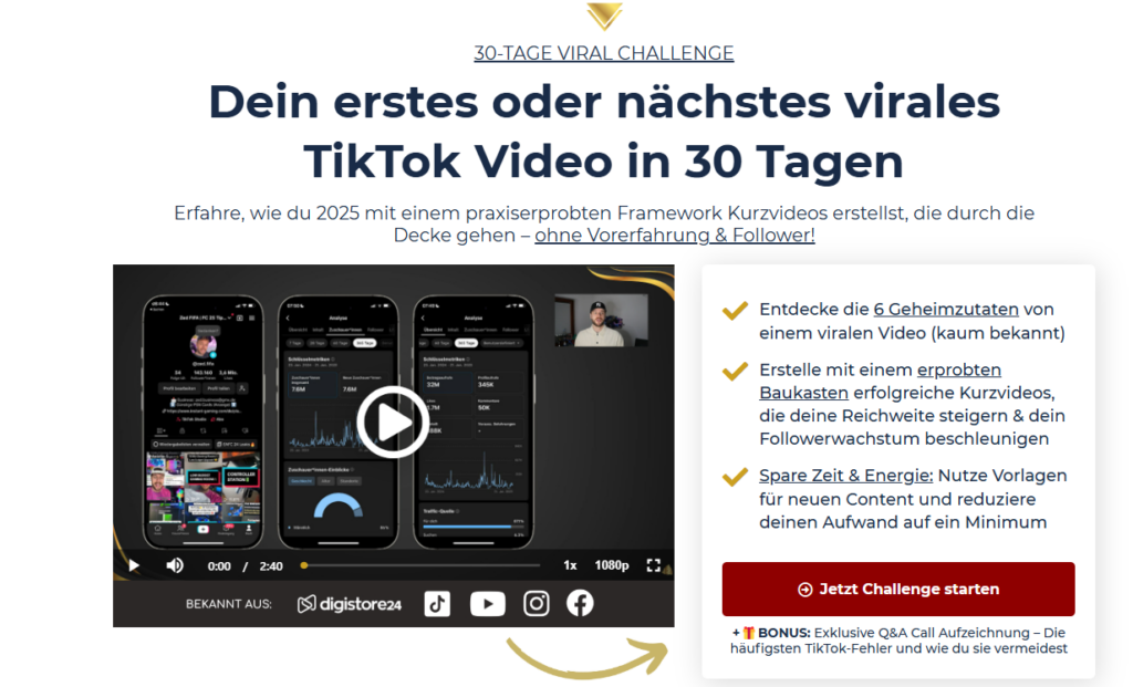 30-Tage Viral Challenge