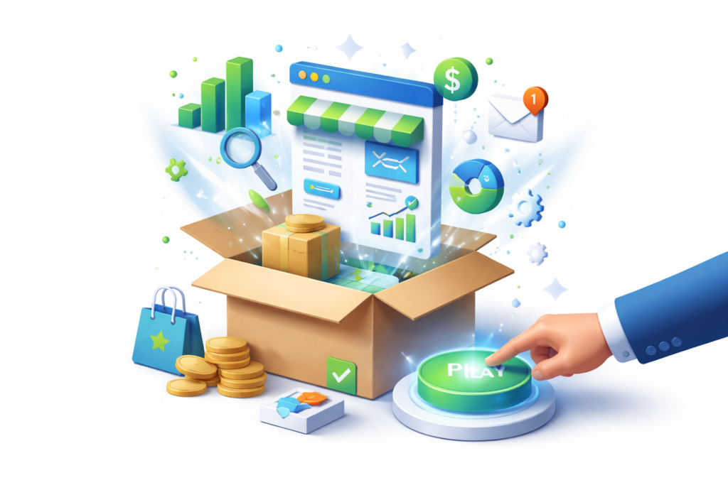 Done-for-you System als fertiges online business Abkürzung